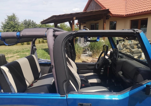 Jeep Wrangler cena 59500 przebieg: 281280, rok produkcji 2002 z Jabłonowo Pomorskie małe 79